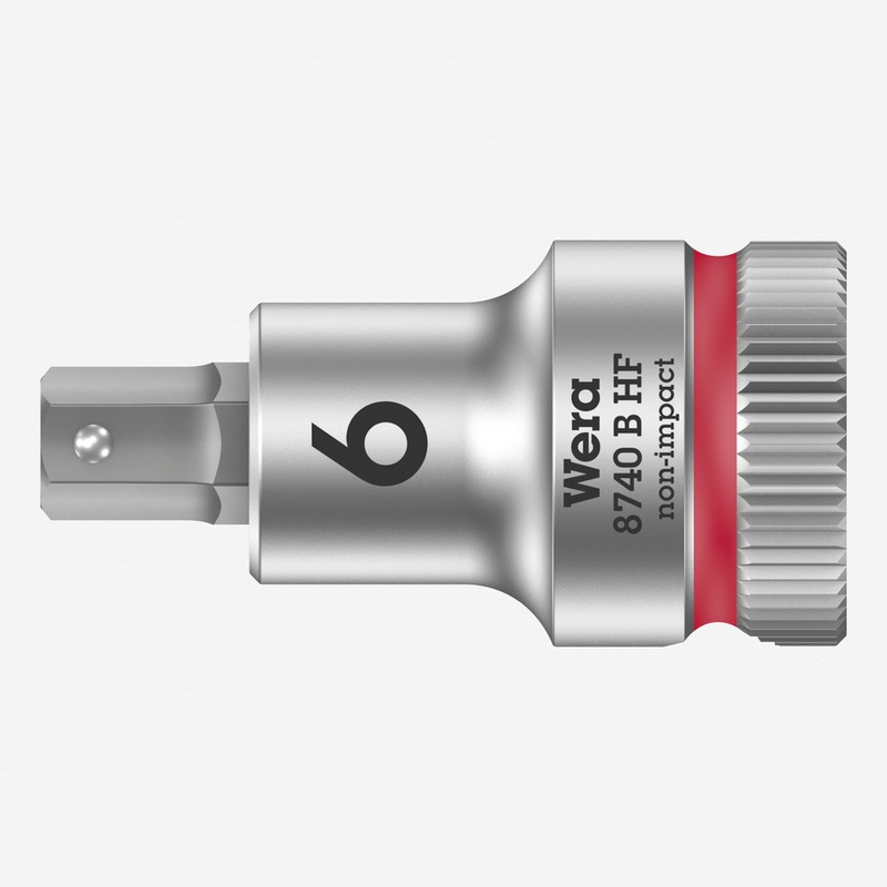 Wera 003035 3/8" Drive Zyklop Hex-Plus Bit Socket with Holding Function 6.0 mm