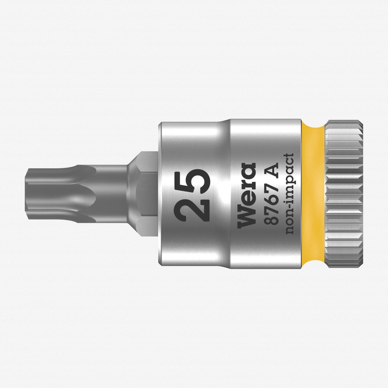 Wera 003392 8767 A TORX Zyklop Bit Socket with 1/4" Drive, T25