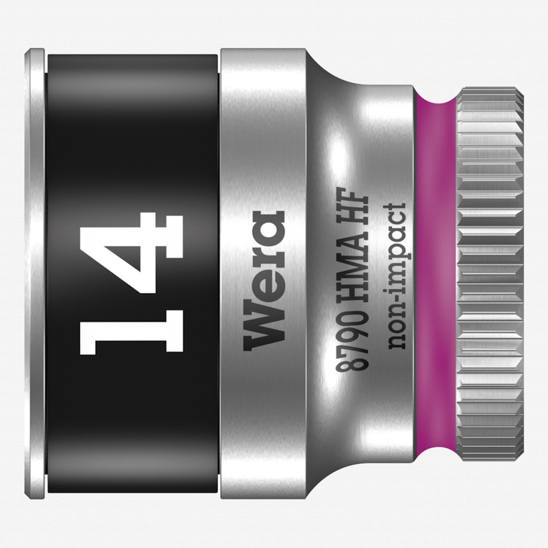 Wera 003729 8790 HMA HF Zyklop Socket, 1/4" Drive with Holding Function - 14mm