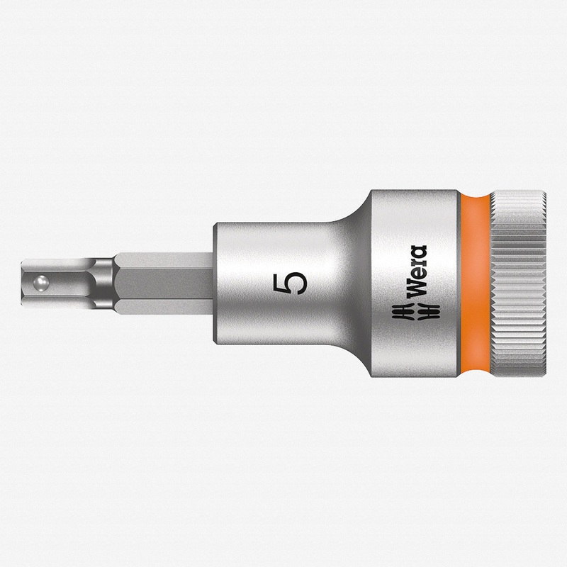 Wera 003821 1/2" Drive Zyklop Hex-Plus Bit Socket with Holding Function 5mm