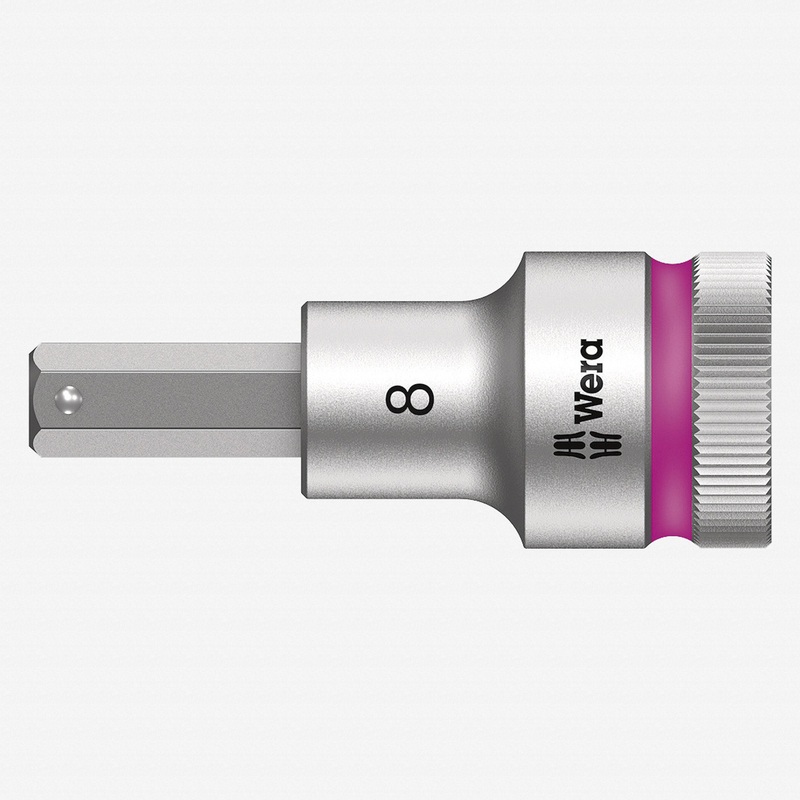 Wera 003824 1/2" Drive Zyklop Hex-Plus Bit Socket with Holding Function 8mm