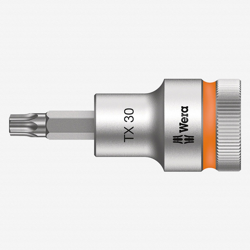 Wera 003833 1/2" Drive Zyklop Torx Bit Socket with Holding Function T30
