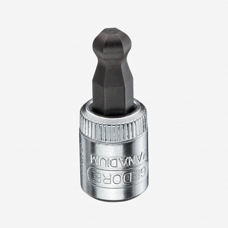 Gedore IN 20 K 6 Screwdriver bit socket 1/4" ball-end in-hex 6 mm
