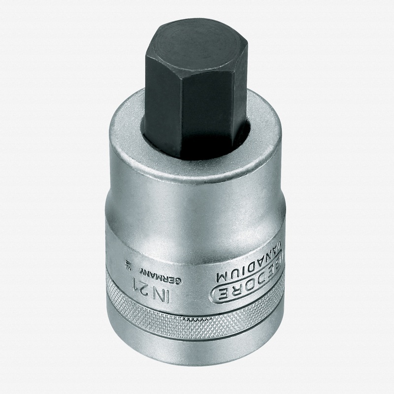 Gedore IN 21 22 Screwdriver bit socket 1" 22 mm