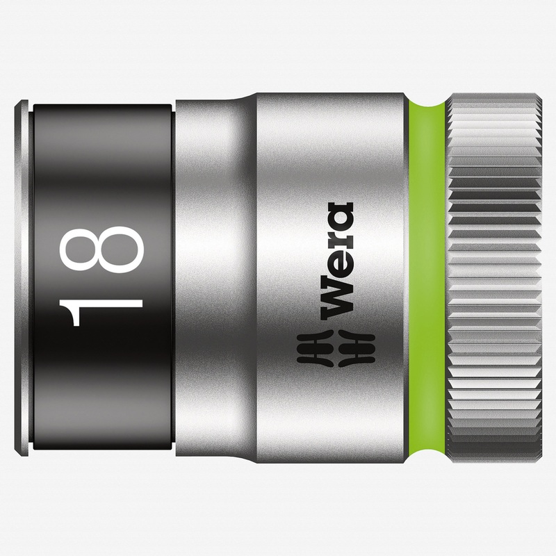 Wera 003738 Zyklop Socket with 1/2" Drive with Holding Function - 18mm