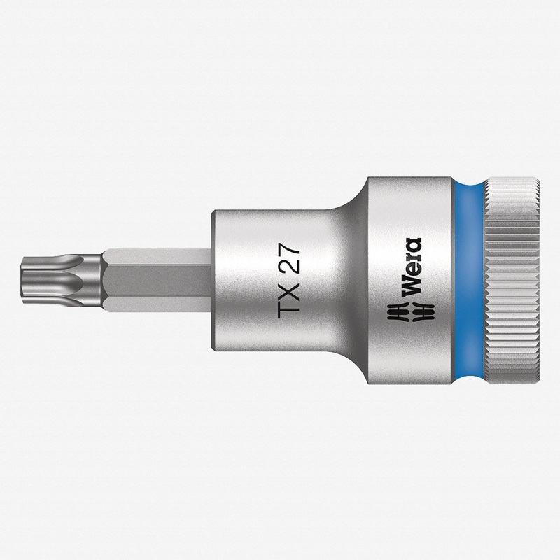 Wera 003832 1/2" Drive Zyklop Torx Bit Socket with Holding Function T27
