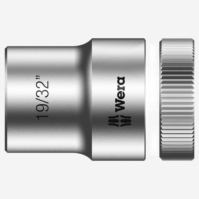 Wera 003622 19/32" x 1/2" Zyklop Socket