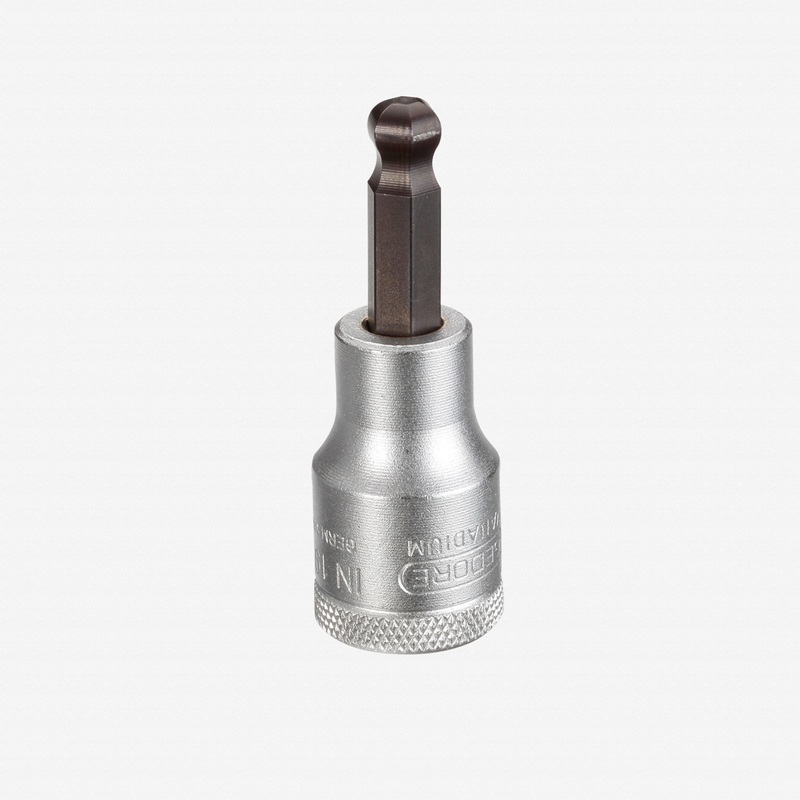 Gedore IN 19 K 12 Screwdriver bit socket 1/2" ball-end in-hex 12 mm