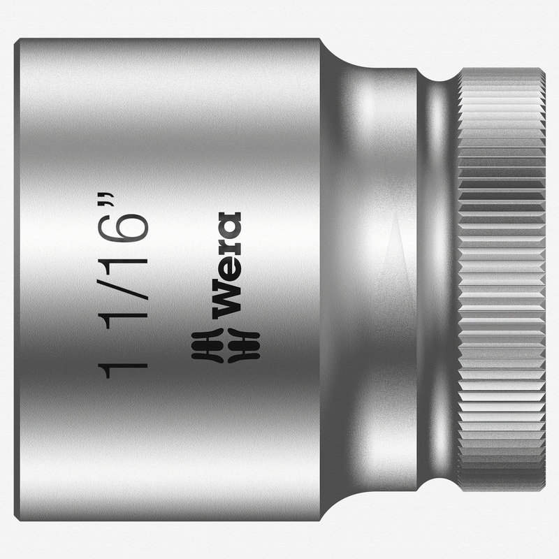 Wera 003632 1-1/16" x 1/2" Zyklop Socket
