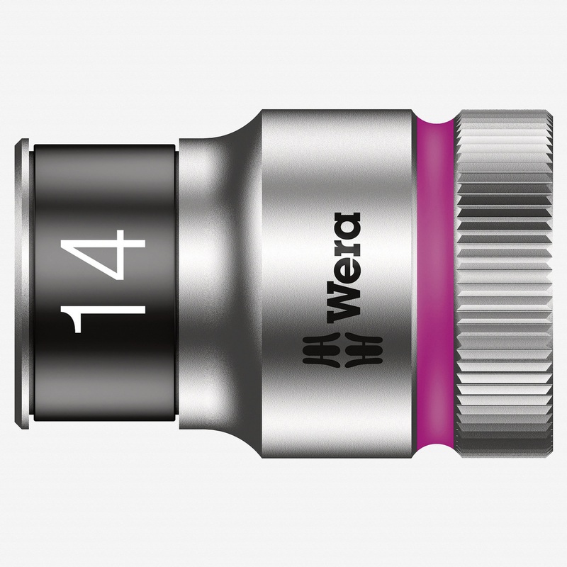 Wera 003734 Zyklop Socket with 1/2" Drive with Holding Function - 14mm