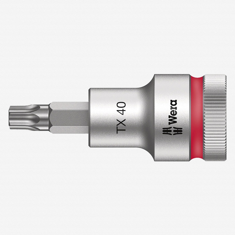 Wera 003834 1/2" Drive Zyklop Torx Bit Socket with Holding Function T40
