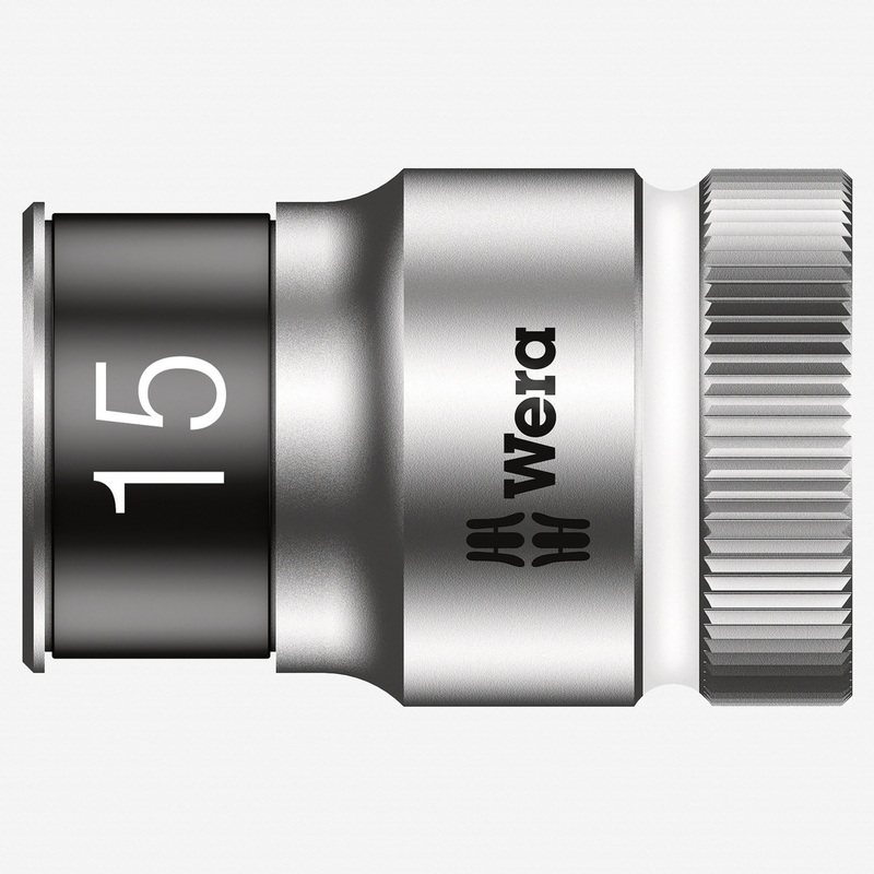 Wera 003735 Zyklop Socket with 1/2" Drive with Holding Function - 15mm