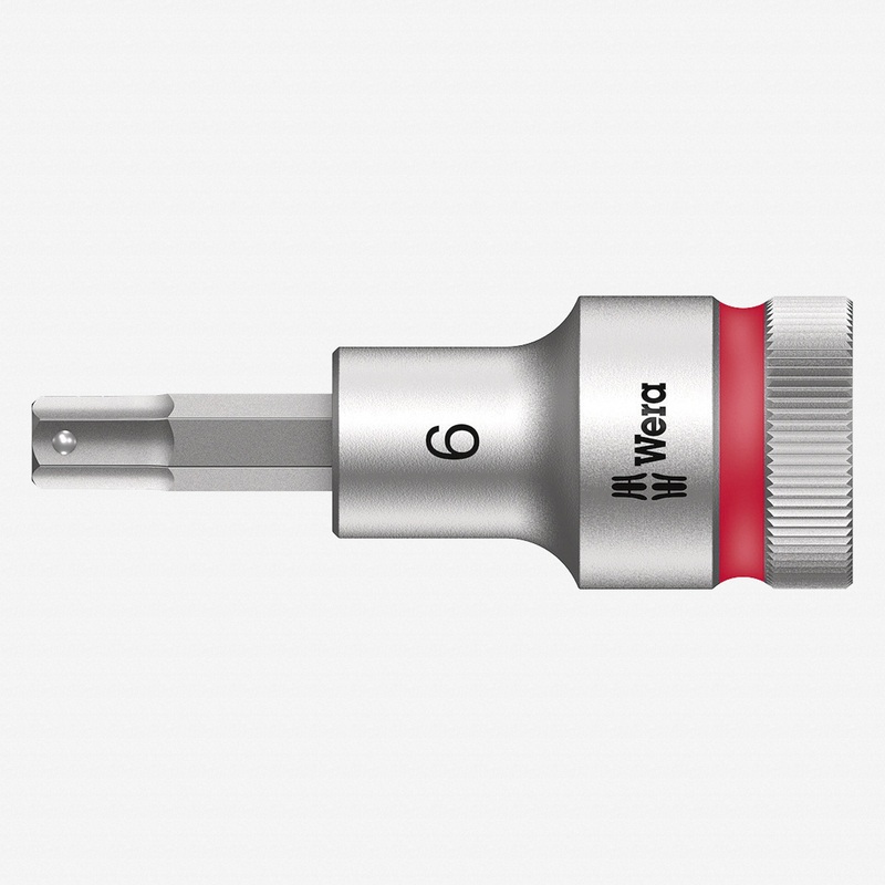 Wera 003822 1/2" Drive Zyklop Hex-Plus Bit Socket with Holding Function 6mm