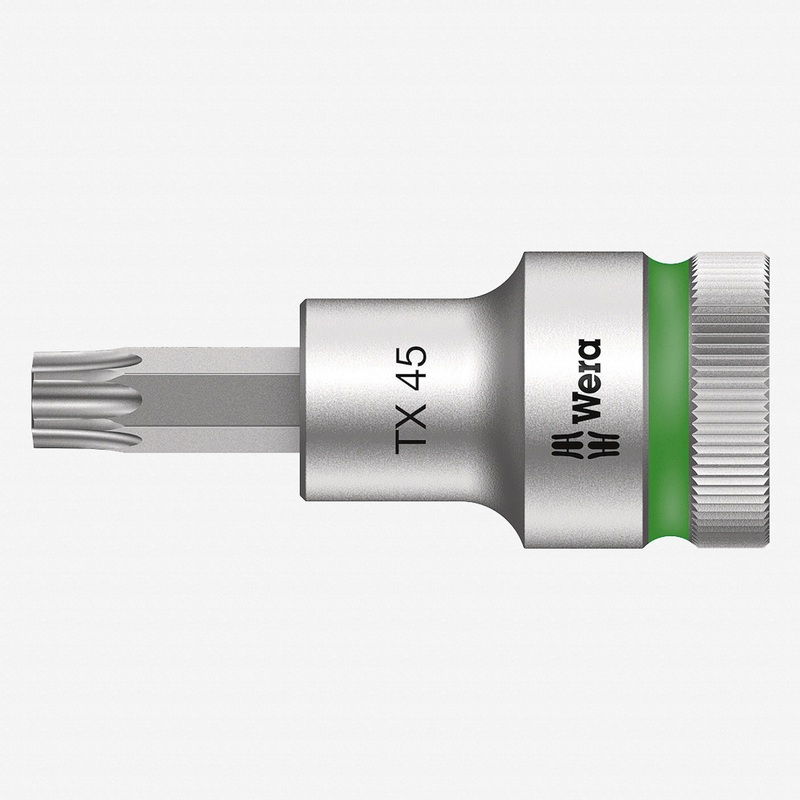 Wera 003835 1/2" Drive Zyklop Torx Bit Socket with Holding Function T45