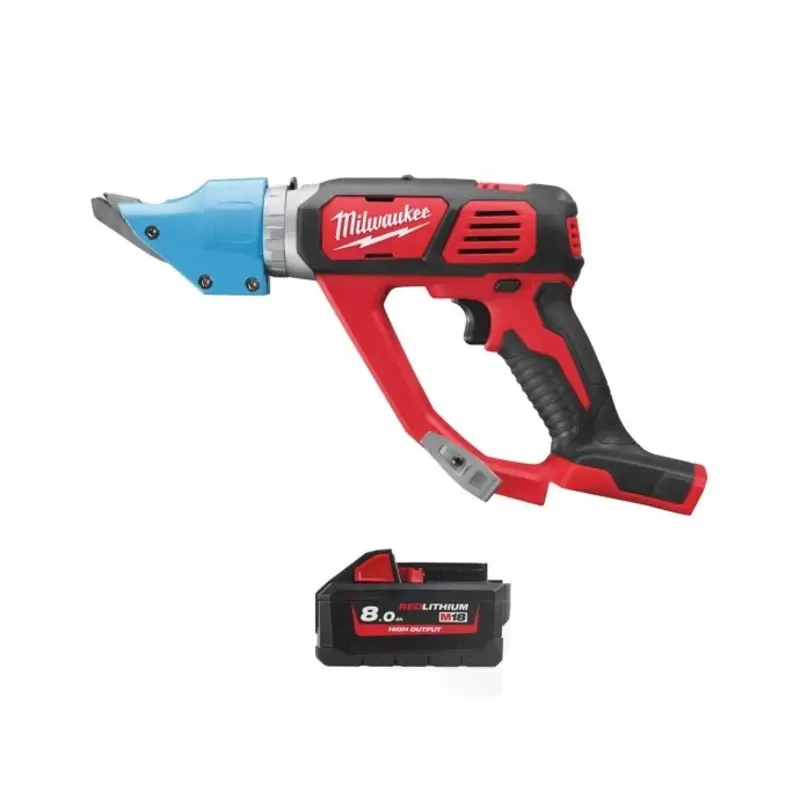 Milwaukee M18BMS20 18V 2.0mm Cordless Metal Shear With 1 x 8.0Ah Battery