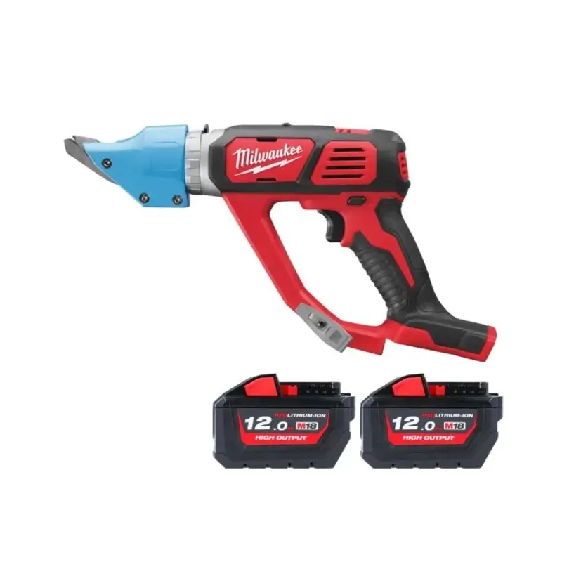 Milwaukee M18BMS20 18V 2.0mm Cordless Metal Shear With 2 x 12.0Ah Batteries