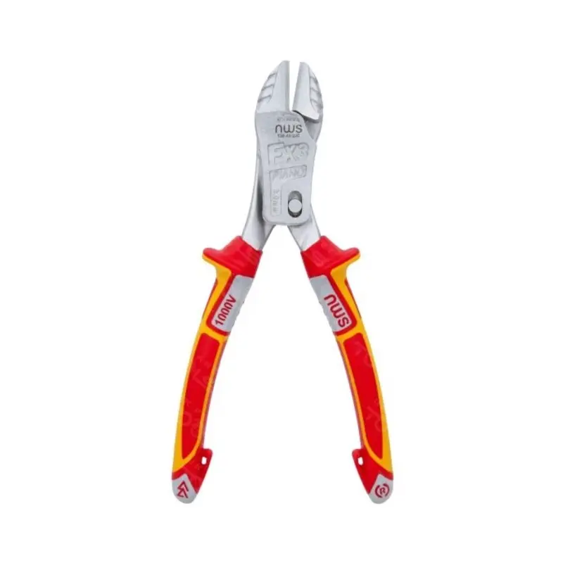 NWS Side Cutter Pliers VDE Super Leverage 200mm