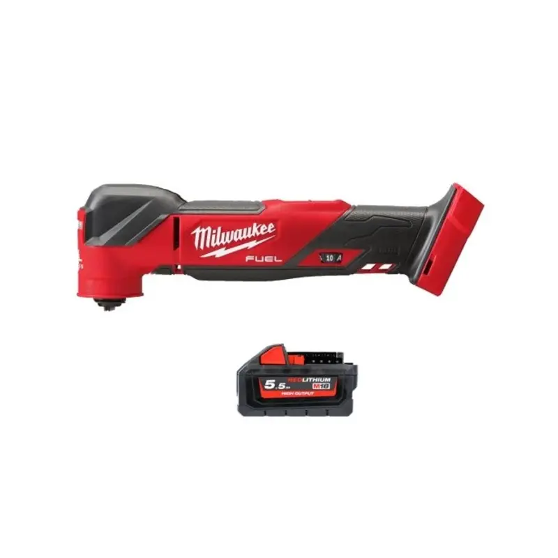 Milwaukee M18FMT 18V FUEL Cordless Brushless Multi Tool With 1 x 5.5Ah Battery