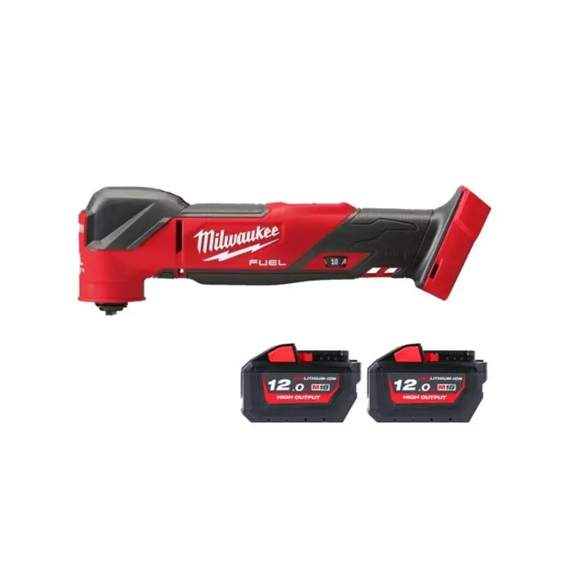 Milwaukee M18FMT 18V FUEL Cordless Brushless Multi Tool With 2 x 12.0Ah Batteries