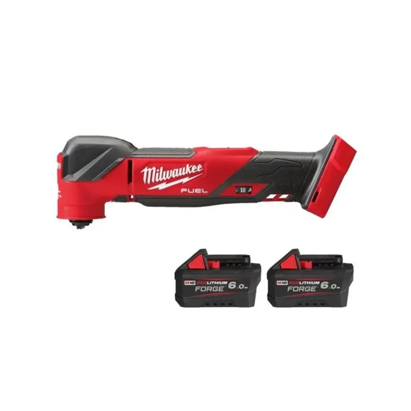 Milwaukee M18FMT 18V FUEL Cordless Brushless Multi Tool With 2 x 6.0Ah Batteries