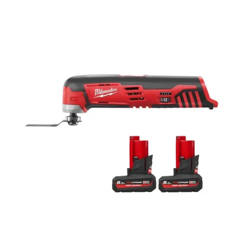 Milwaukee C12MT 12V M12 Cordless Oscillating Multi Tool With 2 x 5.0Ah Batteries