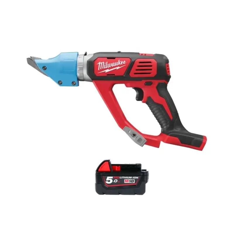 Milwaukee M18BMS20 18V 2.0mm Cordless Metal Shear With 1 x 5.0Ah Battery