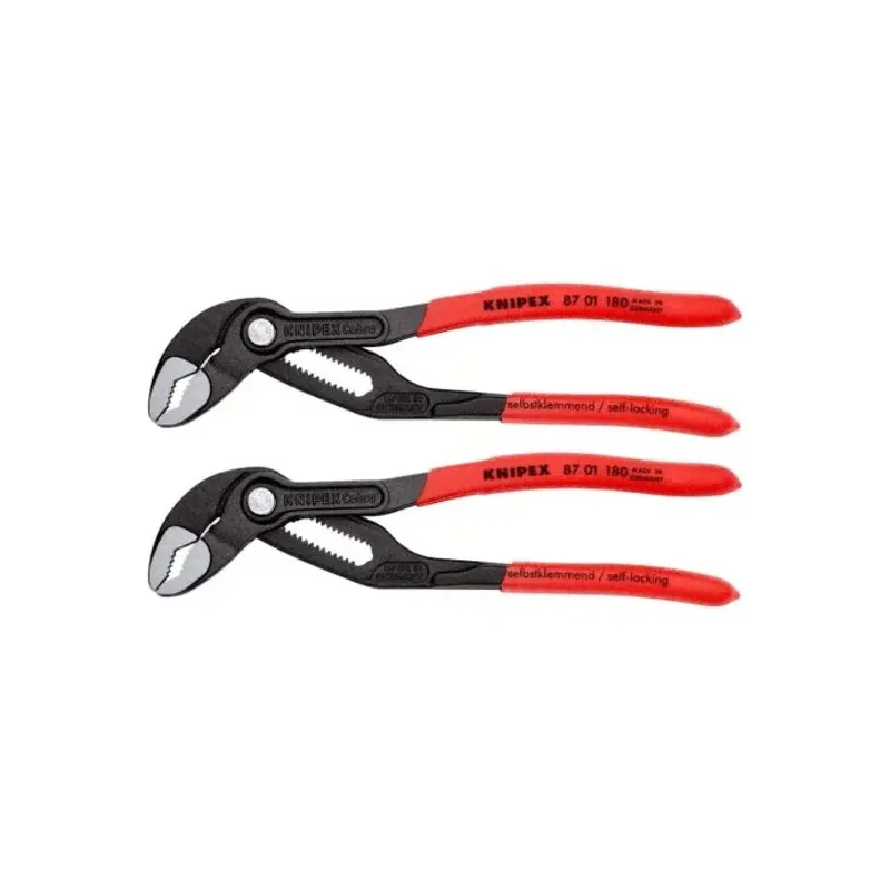 KNIPEX Cobra High-Tech Water Pump Pliers 180mm Pack of 2