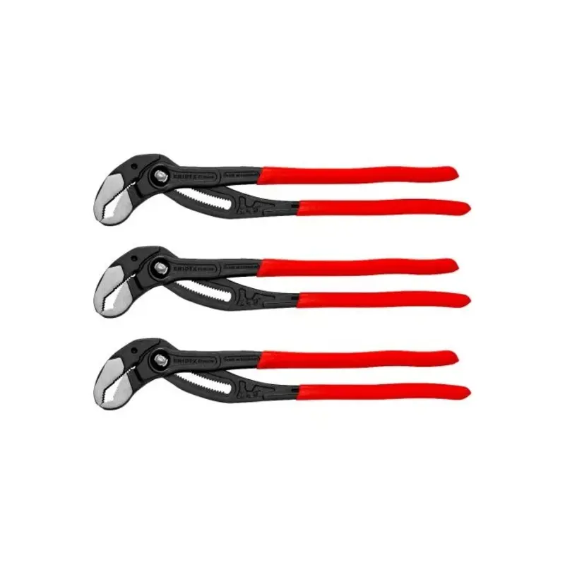 KNIPEX Cobra XL Water Pump Pliers PVC Grip 400mm Pack of 3