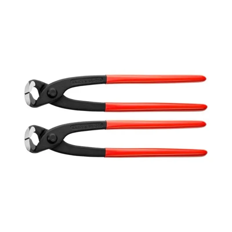 KNIPEX Concreters Nipper plastic coated polished 250mm Pack of 2