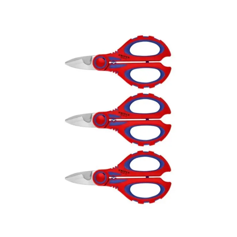 KNIPEX Electricians' Shears 160 mm Pack of 3