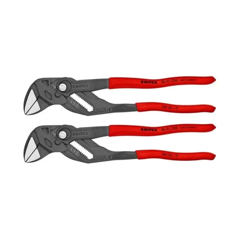 KNIPEX Pliers Wrench PVC Grip 250mm Pack of 2