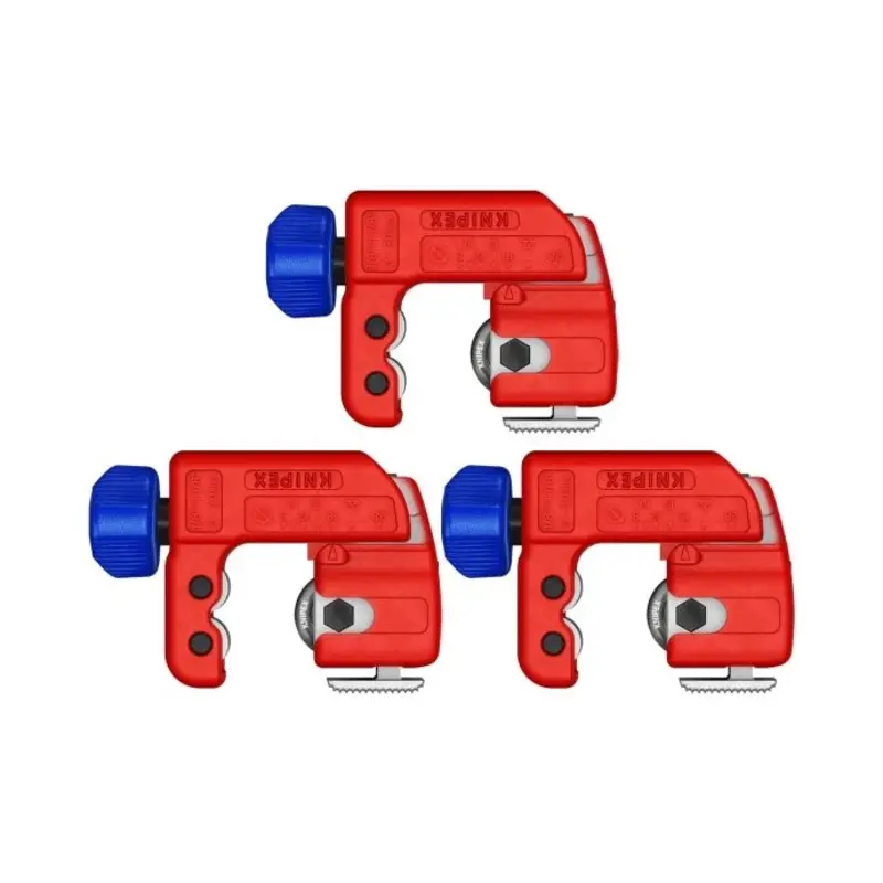 Knipex TubiX S Pipe Cutter 3-30mm Pack of 3