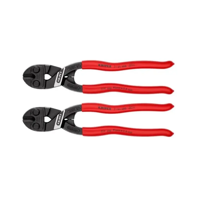 KNIPEX CoBolt Compact Bolt Cutter Plastic Coated Black Atramentized 200 mm Pack of 2