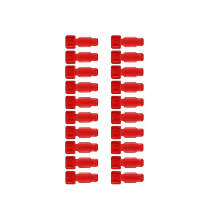 Knipex ColorCode Clips Red 20 Pieces