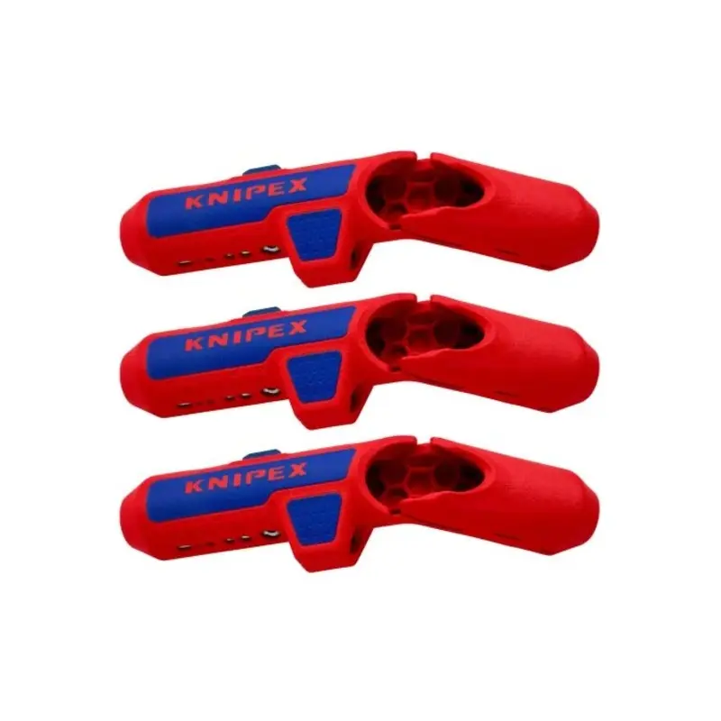 KNIPEX ErgoStrip Universal Stripping Tool 135 mm Pack of 3
