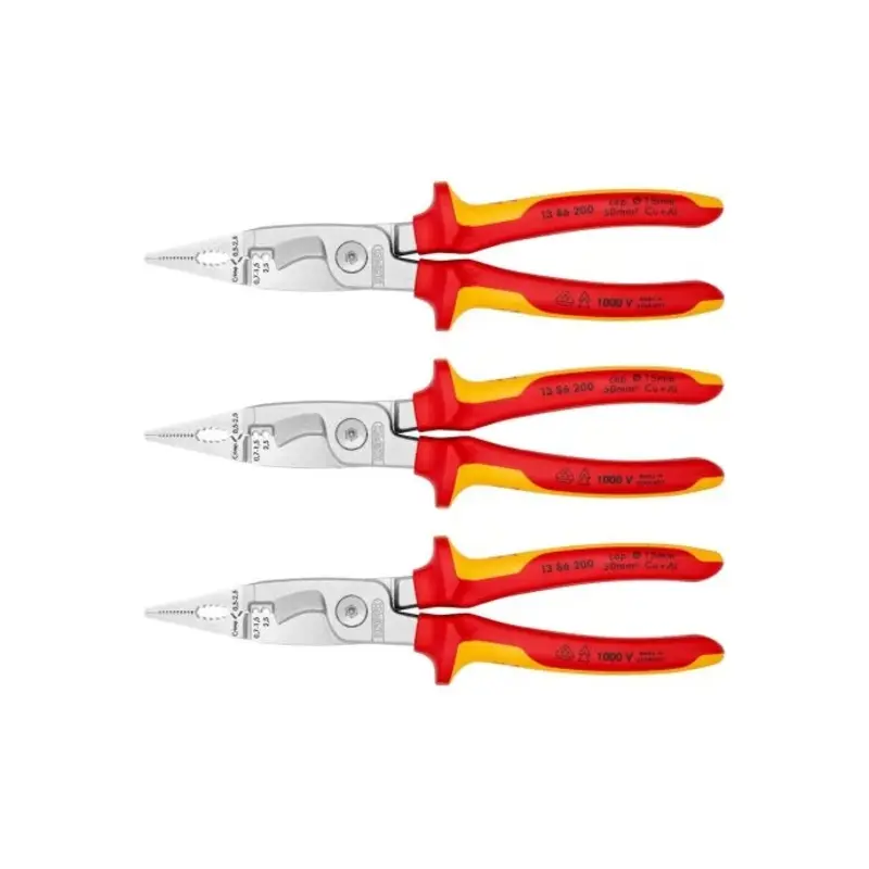 KNIPEX Plier For Electrical Installation Pack of 3