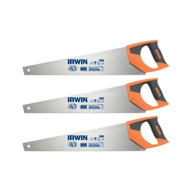 Irwin 10505212 880 Plus Universal Hand Saw 500mm (20") - Pack of 3
