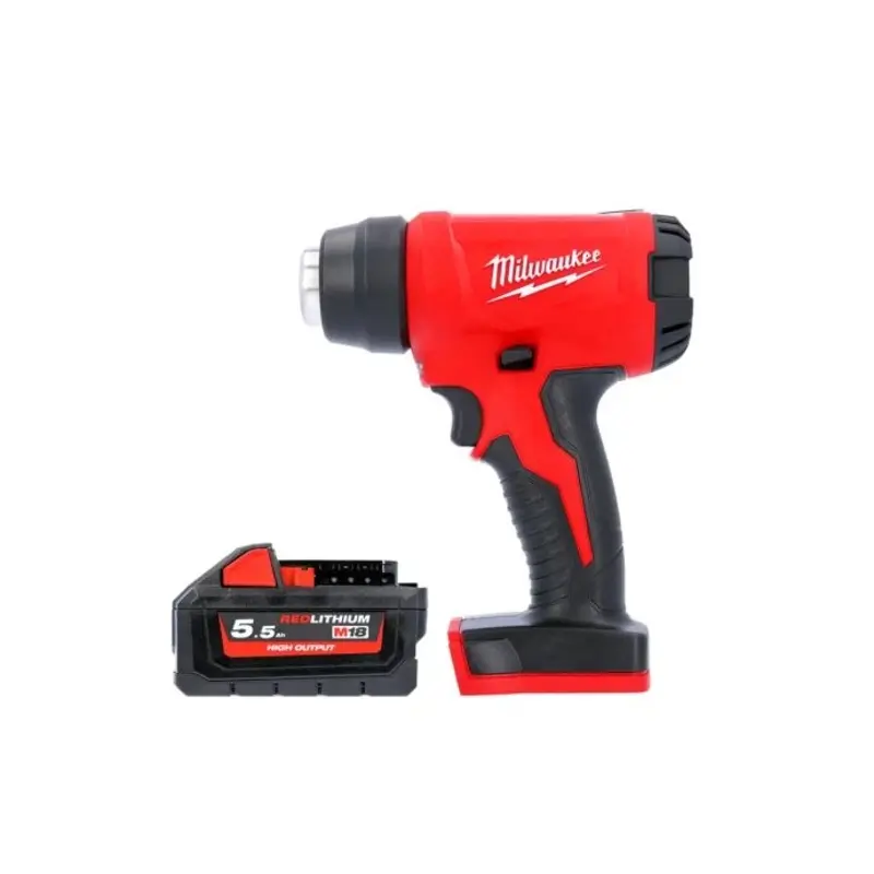 Milwaukee M18BHG 18V Cordless Compact Heat Gun With 1 x 5.5Ah Battery