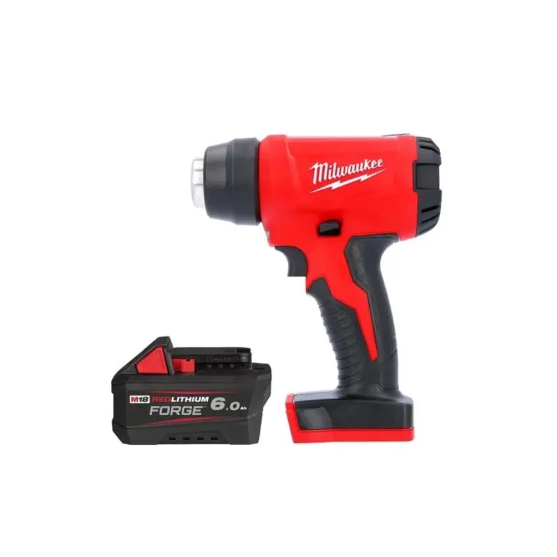 Milwaukee M18BHG 18V Cordless Compact Heat Gun With 1 x 6.0Ah Battery