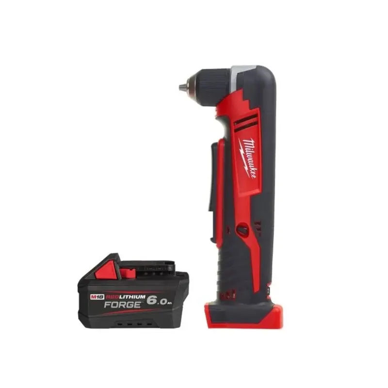 Milwaukee C18RAD 18V Cordless Right Angle Drill With 1 x 6.0Ah Battery