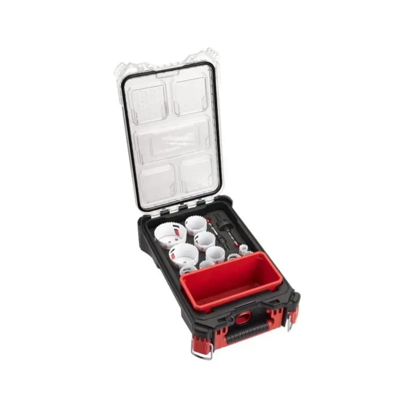 Milwaukee 4932472248 12 Piece Packout Hole Dozer Bi-Metal Holesaw Set