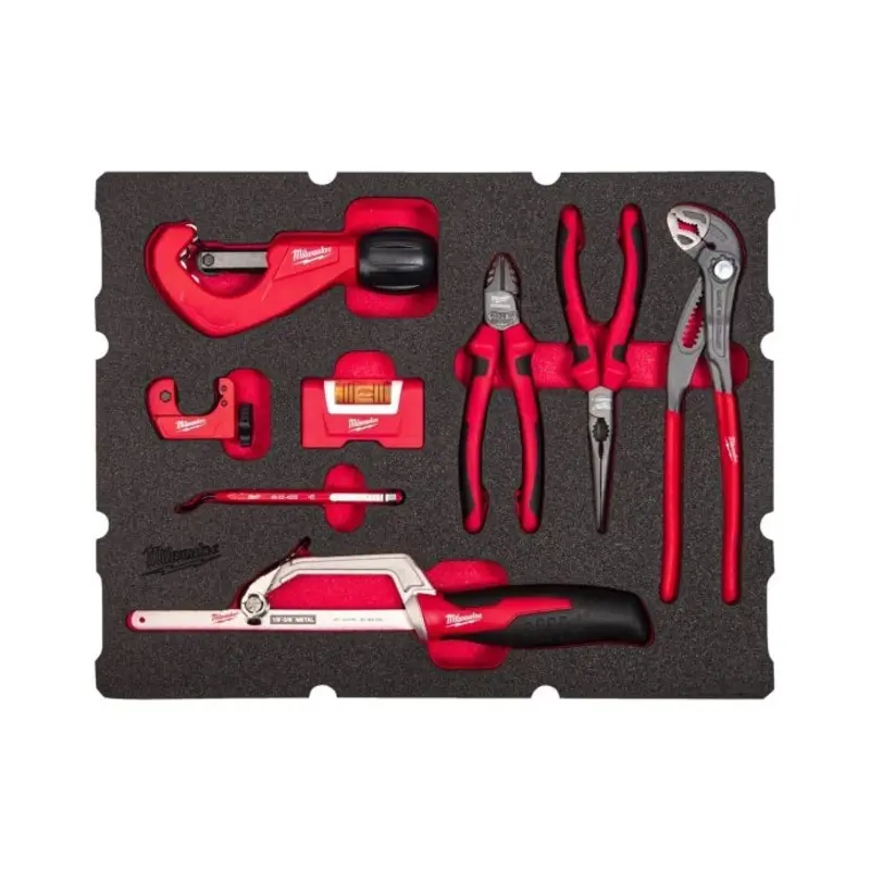 Milwaukee 4932493639 Packout 8 Piece Drawer Plumbing Foam Insert Set