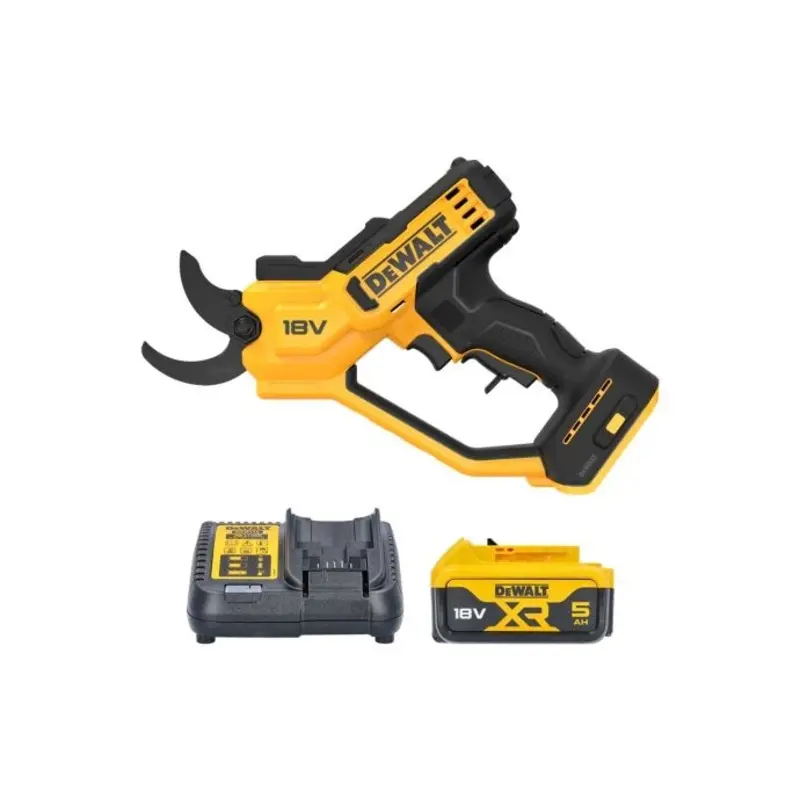 DeWalt DCMPP568P1 18V XR Cordless 38mm Pruner With 1 x 5.0Ah Battery & Charger