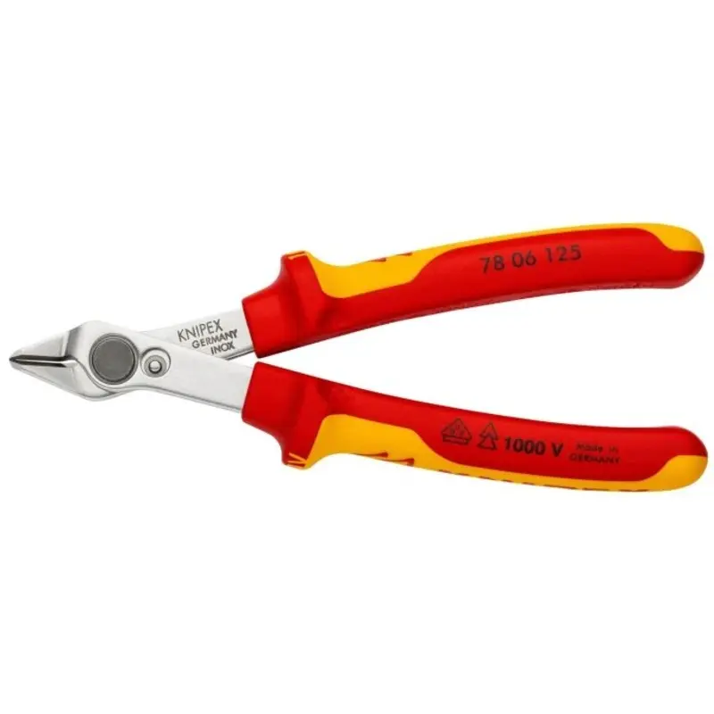 KNIPEX 125mm Insulated VDE Electronic Super Knips Pliers
