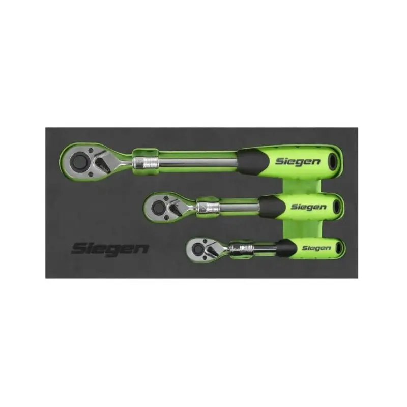 Sealey Siegen Extendable Ratchet Wrench Set 3 Pieces