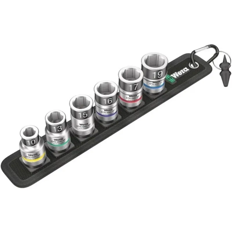 Wera 05003995001 1/2" Drive Belt C 1 Zyklop Socket Set With Holding Function