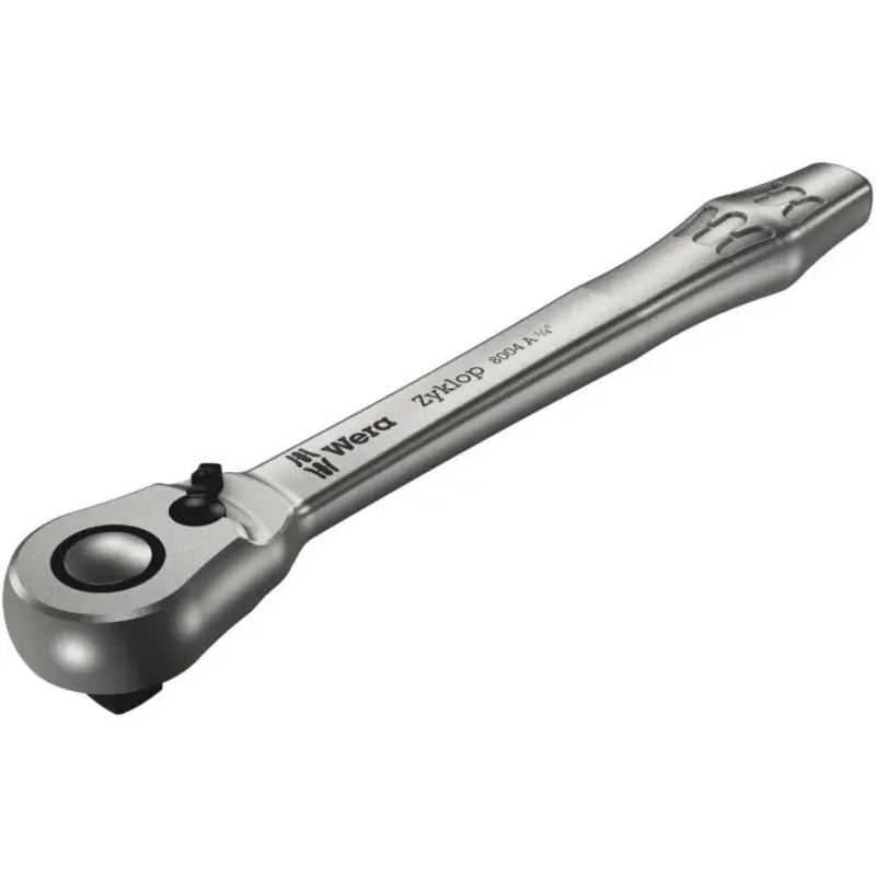Wera 8004 A Zyklop Metal Ratchet with Switch Lever 1/4" x 141 mm