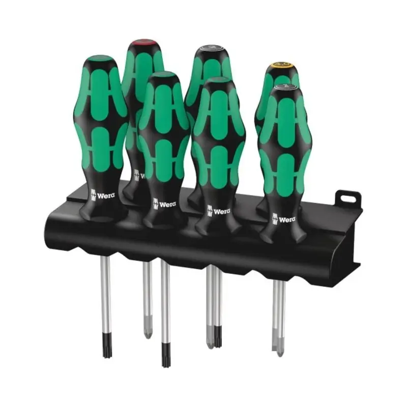 Wera 35/350/367/7 Rack Screwdriver Set Kraftform Plus Lasertip & Rack 7 pieces