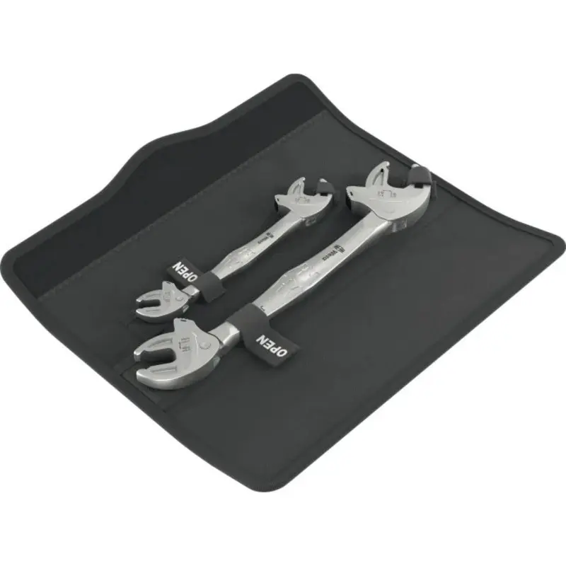 Wera 6006 Joker 2 Set 1 Self-setting Double Spanner 2 Piece In Robust Pouch