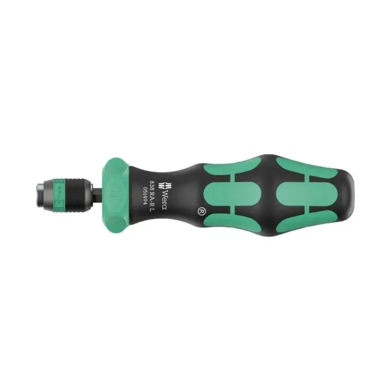 Wera 838 RA-R L Bitholding Screwdriver with Ratchet Functionality 1/4" x 140 mm